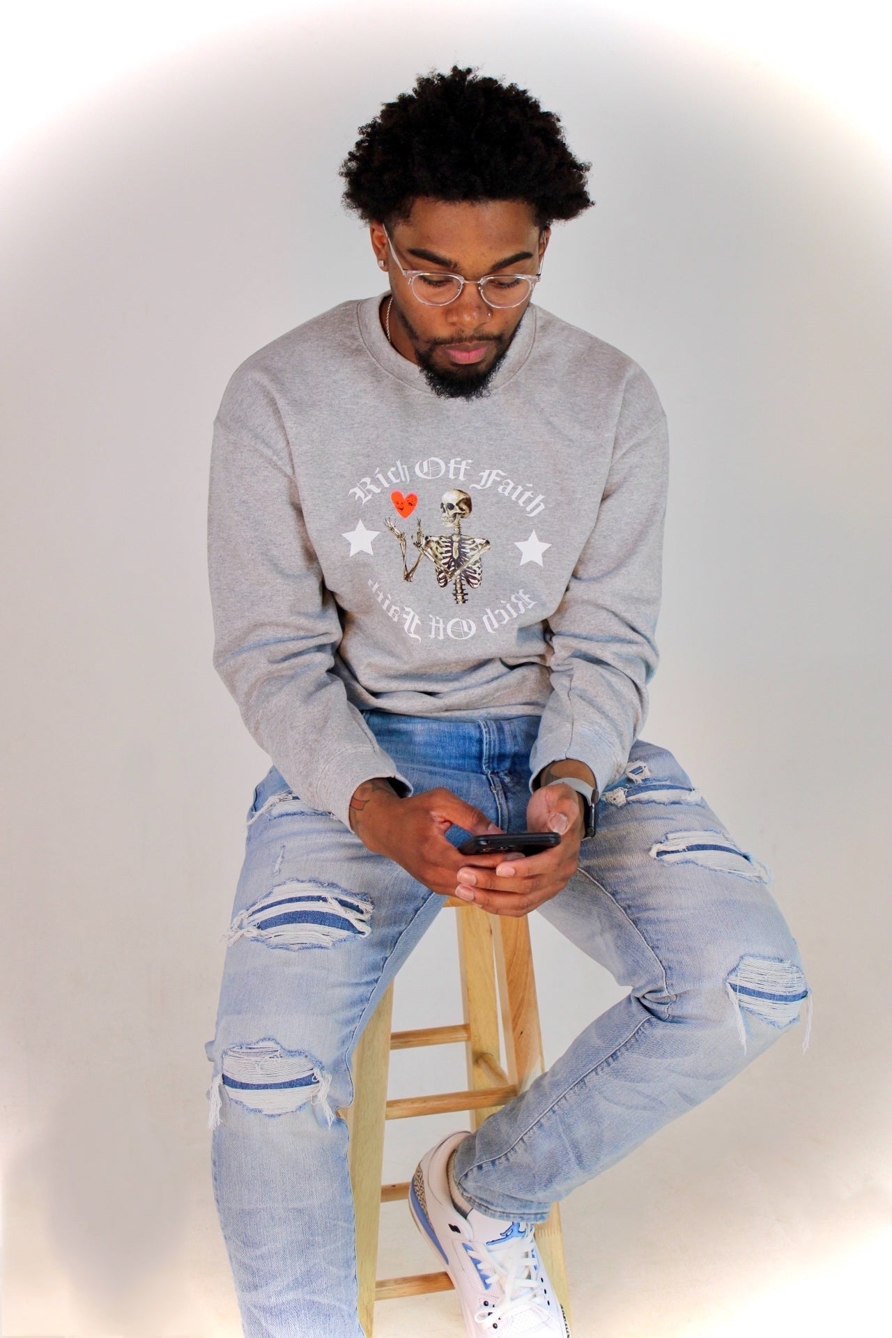 Skeleton Crew Neck